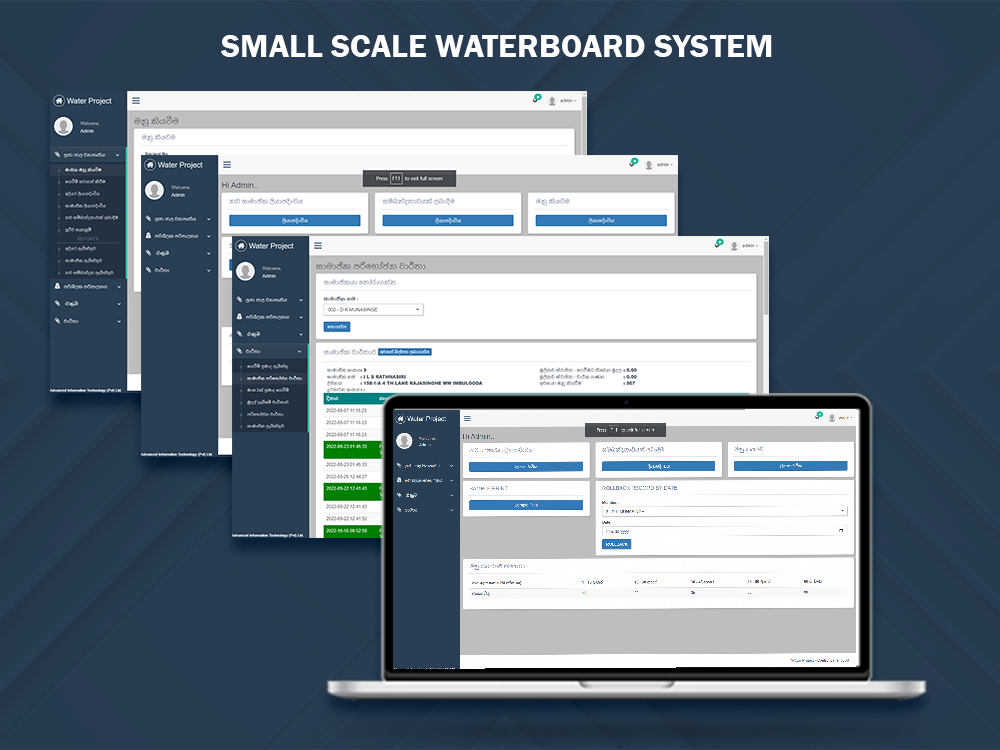 Small scale waterboard management